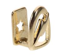 VILLCASE Dente Singolo Oro Design Traforato in Rame, Comodo da Indossare, Accessorio Hip Hop per Feste di Halloween e Costumi Unici alla Moda