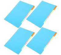 VILLCASE Divisori per Argomento in Carta 15 Pezzi 6 Fori per Quaderni A5, Separatore Documenti e Scrittura, per Ricerche e Organizzazione Note