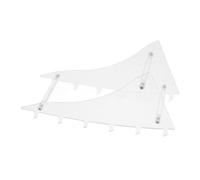 VILLCASE Espositore Materiale per Design Acrilico in Coltelli Trasparente Semplice Resistente, Porta Pratico e Comodo per L'organizzazione da Cucina Desktop