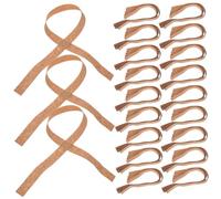 VILLCASE Fascette Di Carta Per Soldi 400 Pezzi 52 Cm Resistente Per Banche Supermercati Organizzatore Denaro Contante Facile Da Usare Portatile