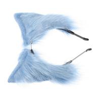 VILLCASE Fascia per Chioma Orecchie di Animale Peloso Morbido, Accessorio per Feste e Cosplay per Donna, per Eventi e Uso Quotidiano