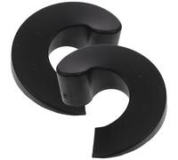 VILLCASE Fermaporta di Sicurezza per 2 Pezzi, Cuneo Fermaporta Muto in Plastica Morbida Antiscivolo, Protezione Porta per Soggiorno e Parte Inferiore della Porta