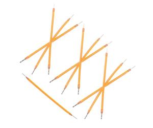 VILLCASE Filamento LED Flessibile 60mm 10 Pezzi 3v Giallo | 2700k, Compatibile Celle a Bottone e Portalampada, per Modelli Decorativi e Interventi Fai