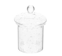 VILLCASE Filtro per Tè in Vetro Coperchio, Colino Pratico e Resistente per Infusore Tè Sfuso da 600ml, per Casa e Ufficio