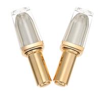 VILLCASE Flacone per Smalto Vuoto Acrilico 10 Ml 2 Pezzi con Pennello e Coperchio a Vite Bottiglia Ricaricabile per Smalti Oli per Cuticole e Trattamenti Unghie Adatto Colore Casuale