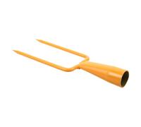 VILLCASE Forca da Giardinaggio a 2 Denti in Acciaio al Manganese, Facile da Installare e Portatile, la Manutenzione di Aiuole e Piccoli Appezzamenti