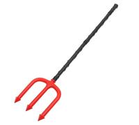 VILLCASE Forcone da Halloween Rosso in Plastica Design Staccabile Resistente per Costume e Cosplay da Diavolo Festa e Carnevale