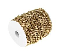 VILLCASE Ghirlanda di Perline Finte da 30 M Rotolo di Perline in Resina Plastica da 6 Mm di Perline da Matrimonio per Artigianato
