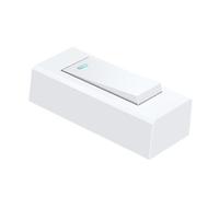 VILLCASE Interruttore a Pulsante Unipolare da Parete Bianco, Mini Design Ultrasottile, Interruttore Multifunzione per Lampada da Comodino e Luce di Sicurezza, Adatto per Uso Quotidiano