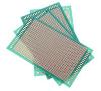 VILLCASE Kit 5 Pezzi Schede Pcb Monofacciali 9x15 Cm in Fibra Vetro Resina per Prototipi Elettronici Fai da Te e Sperimentazioni Circuiti Stampati per Progetti Elettronici