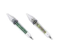 VILLCASE LED Fishing Lamp, 17 cm, 2 Pezzi, Regolabile, per Pesca Notturna, PC, per attirare i Pesci, per Famiglie e Amici
