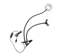 VILLCASE LED per Selfie con Illuminazione Live Dimmerabile per Fotografia Adatta per Computer e Smartphone