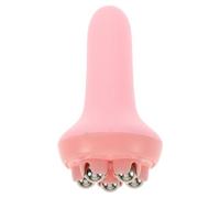 VILLCASE Massaggiatore Portatile a Cinque Sfere in Acciaio 360° per Gambe Viso e Corpo Rullo Massaggiante Manuale per Rilassamento Muscolare e Riduzione Uso Domestico e Sportivo