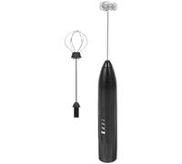 VILLCASE Miscelatore Elettrico Portatile con 2 Teste Frusta, Velocità Regolabile, Ricaricabile Usb, Corpo in Abs Nero, per Cucina e Preparazioni Rapide