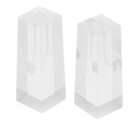 VILLCASE Modello anatomico dei denti per endodonzia, resina trasparente, 2 pezzi, struttura del canale radicolare, per scuole e cliniche