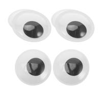 VILLCASE Occhi Giganti Adesivi 100mm per Bambole in Plastica 6 Pezzi Facili da Attaccare Resistente allo Sbiadimento per Giocattoli di Peluche e Progetti Creativi