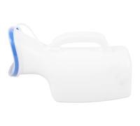VILLCASE Orinatoio Femminile Portatile Riutilizzabile in Plastica Bianco Coperchio di Perdite per Donne Anziane per Auto e Assistenza Pazienti Colore Casuale
