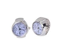 VILLCASE Orologio ad Anello Mini 2 Pezzi in Metallo Creativo