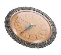 VILLCASE Orologio al Quarzo Testa di Orologio intarsiata Rotonda Montare Antico Sostituzione Testa Rotonda dell'orologio Inserire l'orologio Testa dell'orologio intarsiata Fai da Te Metallo