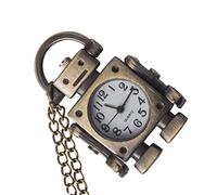VILLCASE Orologio Da Tasca D'epoca Catena Del Collo Dell'orologio Da Tasca Orologio Da Taschino Natalizio Presente Orologio Da Tasca Con Collana Bot Bot Lega Pendente Vecchio Stile