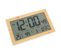 VILLCASE Orologio Digitale da Parete Compatto con Termometro e Sveglia Elettronica Display Grande Schermo con Protezione Antigraffio Adatto per Salotto Camera e Ufficio