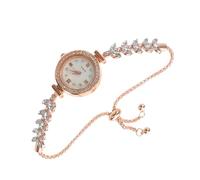 VILLCASE Orologio Donna in Lega di Zinco Quadrante Rotondo e Cristalli | Stile Bangle Elegante, Movimento al Quarzo Preciso, per Occasioni Speciali e Uso Quotidiano