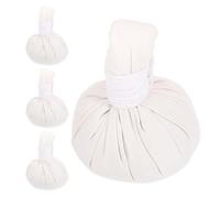 VILLCASE Palline da Massaggio 4 Pezzi alle Erbe Sacchetti Aromatici per Impacchi Caldi per Massaggi Muscolari e Moxibustione in Terapia Tradizionale Tailandese