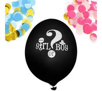 VILLCASE Palloncini Jumbo in Lattice per Gender Reveal con Scaglie Rosa e Blu Decorazioni Party per Shower e Svelamento Sesso Resistente e Facile da Usare