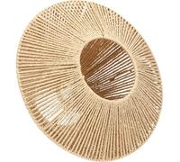 VILLCASE Paralume Rustico Intrecciato e in Sintetico Vintage Lampada da E27, Copri Semplice Luce Diffusa Facile da Installare per per Soggiorno e Cucina
