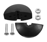 VILLCASE Paraurti in Gomma Nero per Avvolgitubo Foro Interno da 10mm, Accessorio Facile da Installare per Aumentare L'efficienza del Tubo Flessibile