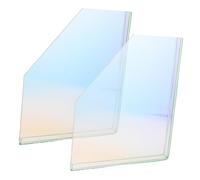 VILLCASE Paravento Angolare per Vasca da Bagno Paraspruzzi in Acrilico Leggero e Schermi Autoadesivi per Prevenire Fuoriuscite d Acqua