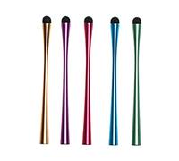 VILLCASE Penna Capacitiva Slim a Vita Sottile 5 Pezzi per Tablet e Telefoni Punta Fina in Silicone e Lega per Scrivere e Giocare Comodamente Colore Casuale