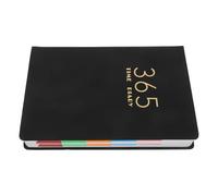 VILLCASE Planner 2026 A5 con Agenda Giornaliera Settimanale e Mensile Quaderno Nero con Tracker Abitudini e Diario Organizzativo per Studenti Insegnanti e Pianificazione Accademica