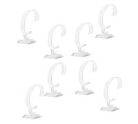 VILLCASE Porta Orologi Trasparente Grande C Tipo Set da 12 Pezzi in Plastica Resistente Espositori Portatili per Orologi e Gioielli Supporto da Esposizione per Casa e Negozio