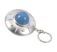 VILLCASE Portachiavi Ufo con Luce LED Integrata Ciondolo Spaziale Creativo in Resistente Portachiavi Illuminante per Adulti Adatto per Casa Ufficio e Auto