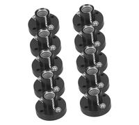 VILLCASE Portalampada Mini per Test Elettrico, Base Luminosa Compatta Attacco a Vite, Supporto Base Lampade per Esperimenti di Fisica in Laboratorio, Confezione da 10 Pezzi