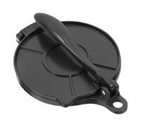 VILLCASE Pressa per Tortillas Strumento per Impasto senza Mattarello in Alluminio Nero Resistente All'usura per Uso Domestico e Professionale Mais e Riso