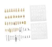 VILLCASE Punte Per Pirografia Accessori e Strumenti Per Intaglio e Incisione Su Legno Punte Ricambio Per Pennini Pirografia Con Stencil