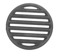 VILLCASE Rotonda in Ghisa Resistente per Barbecue e Stufa a Combustibile Solido Rete da Grill per Barbecue Carbonella Graticola per Cottura Esterna con Distribuzione Uniforme del Calore