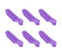 VILLCASE Rulli per Chioma per Styling Facile e Comodo 6 Pezzi in Abs Porpora Clip Volumizzanti Set per Radici e Onde, per Acconciature Casalinghe