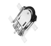 VILLCASE Rulli per Porte Scorrevoli in Metallo Argento con Cuscinetti di Precisione per Armadi e Guardaroba, Prestazione di Scorrimento Fluido per Porte di Cucina e Bagno