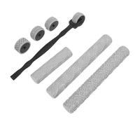 VILLCASE Rullo Texture per Argilla Polimerica Set 8 Pezzi in Plastica e Gomma per Uso Robusto e Processo Creativo Semplificato per Progetti Fai da Te a Casa