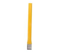 VILLCASE Scalpello per Muratore in Acciaio Testa Affilata e Manico Ergonomico Giallo per Lavorazione Pietra e Strumenti da Lavoro Manuale
