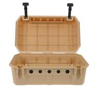 VILLCASE Scatola Elettrica da Esterno Grande Capacità Custodia Protettiva per Prolunghe e Interruttori Resistente alle Intemperie per Campeggio e Cantieri