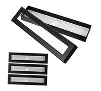 VILLCASE Scatola Portapenne Multifunzione Con Finestra Visibile 4 Pezzi Astuccio Portapenne Per Una Facile Conservazione