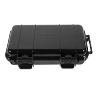 VILLCASE Scatola Resistente per Sopravvivenza Materiale Abs, Facile da Aprire e Trasportare per Attività all Aperto e Campeggio Nero