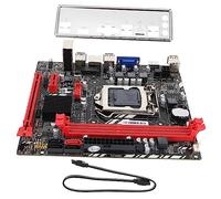 VILLCASE Scheda Madre Per Computer Dual Atx Porte Usb e Compatibile Processori Design Condensatore Solido Buona Dissipazione Del Calore