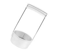 VILLCASE Secchio Lavapennelli in Acciaio Inossidabile con Supporto a Molla Contenitore per Pulizia Pennelli Pittura Acrilico Acquerello Gouache Strumento Artistico Durevole per Casa Scuola