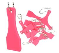 VILLCASE Set 20 Pezzi Attrezzi Gratta e Portatili Catena Raschietti Compattti per Biglietti della Lotteria Strumento Raschietto Appeso per Rimuovere Adesivi e Sporco in Colore Casuale