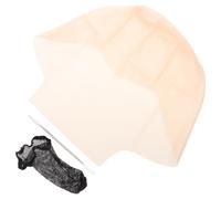 VILLCASE Set 3 Pezzi Cappello Calvo in Lattice per Make-up Cosplay Aspetto Realistico, Resistente Agli Strappi, Accessorio per Costume da Festa e Masquerade